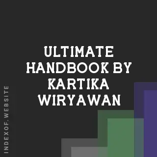 Ultimate Handbook by Kartika Wiryawan | Indexof