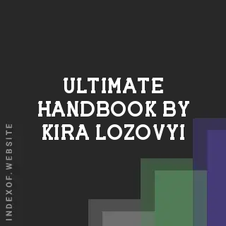 Ultimate Handbook by Kira Lozovyi | Indexof