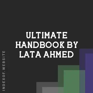 Ultimate Handbook by Lata Ahmed | Indexof