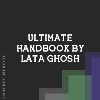 Ultimate Handbook by Lata Ghosh | Indexof