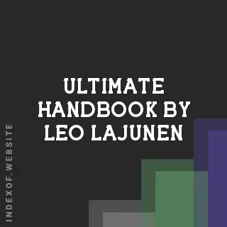 Ultimate Handbook by Leo Lajunen | Indexof