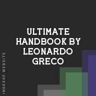 Ultimate Handbook by Leonardo Greco | Indexof