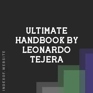 Ultimate Handbook by Leonardo Tejera | Indexof