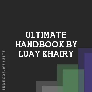 Ultimate Handbook by Luay Khairy | Indexof