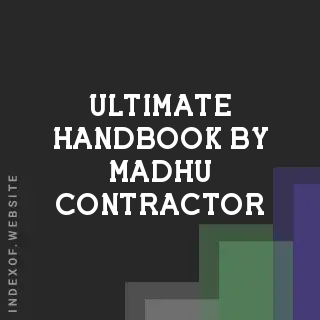 Ultimate Handbook by Madhu Contractor | Indexof