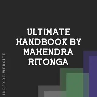 Ultimate Handbook by Mahendra Ritonga | Indexof