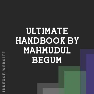 Ultimate Handbook by Mahmudul Begum | Indexof
