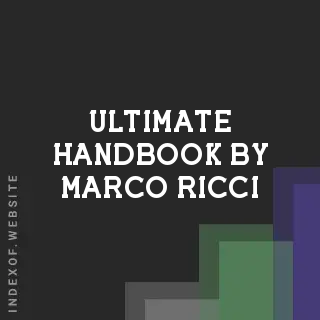 Ultimate Handbook by Marco Ricci | Indexof