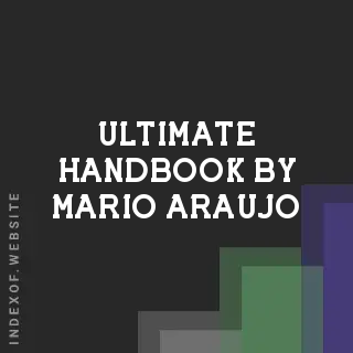 Ultimate Handbook by Mario Araujo | Indexof