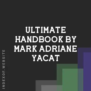 Ultimate Handbook by Mark Adriane Yacat | Indexof