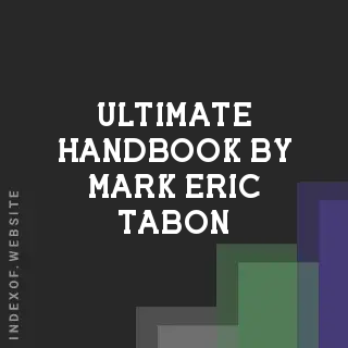 Ultimate Handbook by Mark Eric Tabon | Indexof