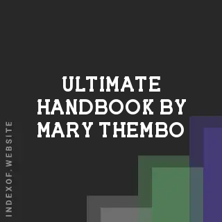 Ultimate Handbook by Mary Thembo | Indexof