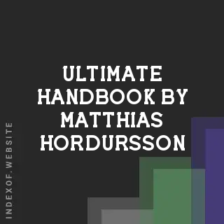 Ultimate Handbook by Matthias Hordursson | Indexof
