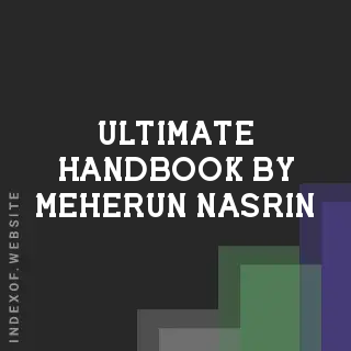 Ultimate Handbook by Meherun Nasrin | Indexof