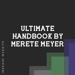Ultimate Handbook by Merete Meyer | Indexof
