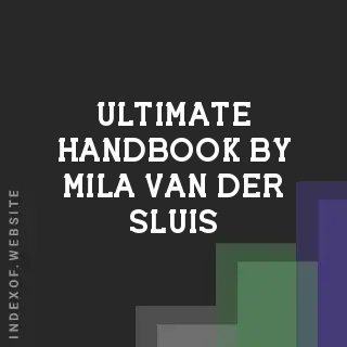 Ultimate Handbook by Mila van der Sluis | Indexof