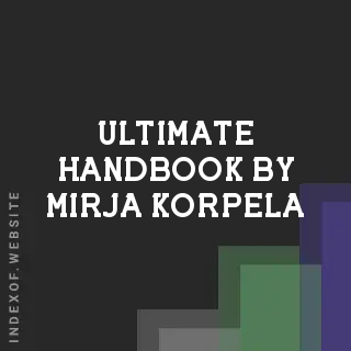 Ultimate Handbook by Mirja Korpela | Indexof