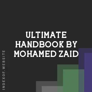 Ultimate Handbook by Mohamed Zaid | Indexof