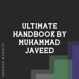 Ultimate Handbook by Muhammad Javeed | Indexof