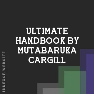 Ultimate Handbook by Mutabaruka Cargill | Indexof
