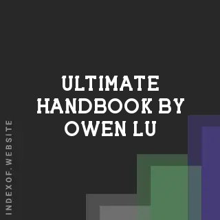 Ultimate Handbook by Owen Lu | Indexof