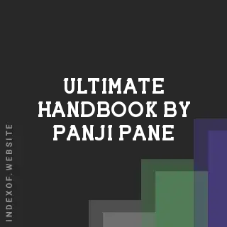 Ultimate Handbook by Panji Pane | Indexof