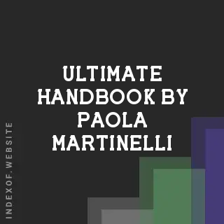 Ultimate Handbook by Paola Martinelli | Indexof