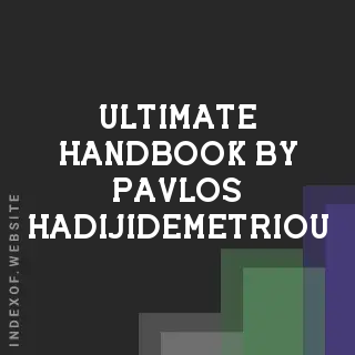 Ultimate Handbook by Pavlos Hadijidemetriou | Indexof
