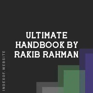 Ultimate Handbook by Rakib Rahman | Indexof