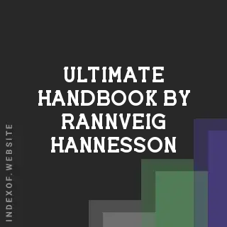 Ultimate Handbook by Rannveig Hannesson | Indexof