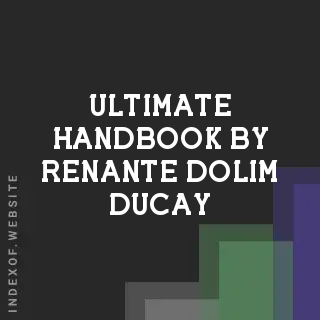 Ultimate Handbook by Renante Dolim Ducay | Indexof