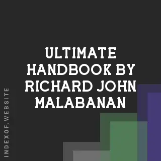 Ultimate Handbook by Richard John Malabanan | Indexof