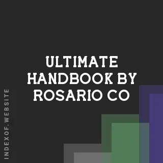 Ultimate Handbook by Rosario Co | Indexof