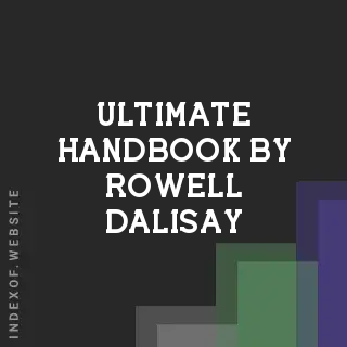Ultimate Handbook by Rowell Dalisay | Indexof