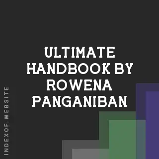 Ultimate Handbook by Rowena Panganiban | Indexof