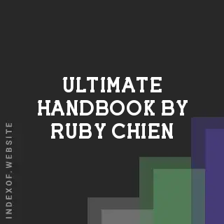 Ultimate Handbook by Ruby Chien | Indexof