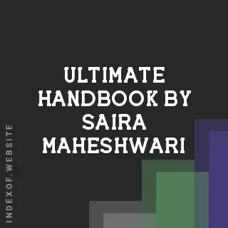 Ultimate Handbook by Saira Maheshwari | Indexof