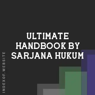 Ultimate Handbook by Sarjana Hukum | Indexof