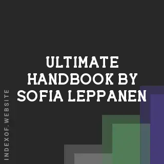 Ultimate Handbook by Sofia Leppanen | Indexof