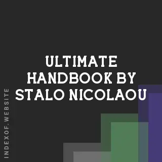 Ultimate Handbook by Stalo Nicolaou | Indexof