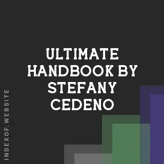 Ultimate Handbook by Stefany Cedeno | Indexof