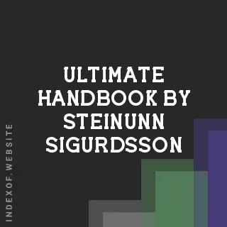 Ultimate Handbook by Steinunn Sigurdsson | Indexof