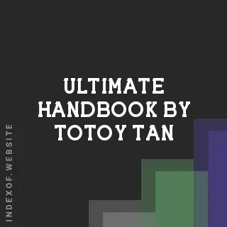 Ultimate Handbook by Totoy Tan | Indexof
