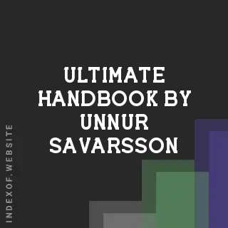 Ultimate Handbook by Unnur Savarsson | Indexof