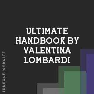 Ultimate Handbook by Valentina Lombardi | Indexof