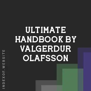 Ultimate Handbook by Valgerdur Olafsson | Indexof