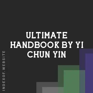 Ultimate Handbook by Yi-chun Yin | Indexof