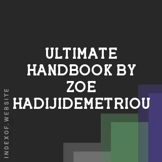 Ultimate Handbook by Zoe Hadijidemetriou | Indexof