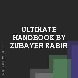 Ultimate Handbook by Zubayer Kabir | Indexof