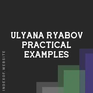 Ulyana Ryabov Practical Examples | Indexof